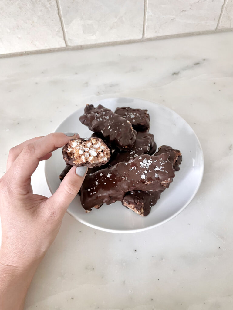 healthy homemade crunch bars gluten free dairy free high prote