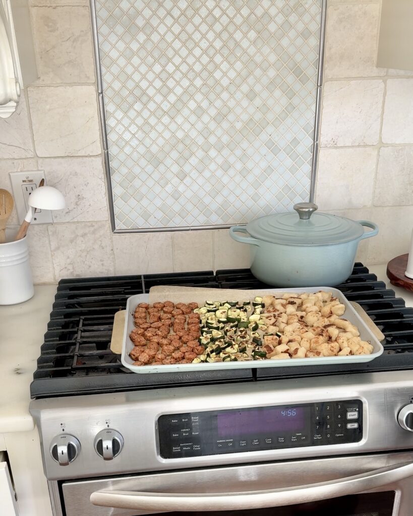 Pesto Gnocchi with Chicken Sausage 30 Minute Meal Gluten Free Dairy Free High Protein Trader Joes